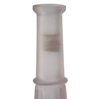 Bougeoir en verre opaque rose pâle – Fabrication italienne vintage 30 cm