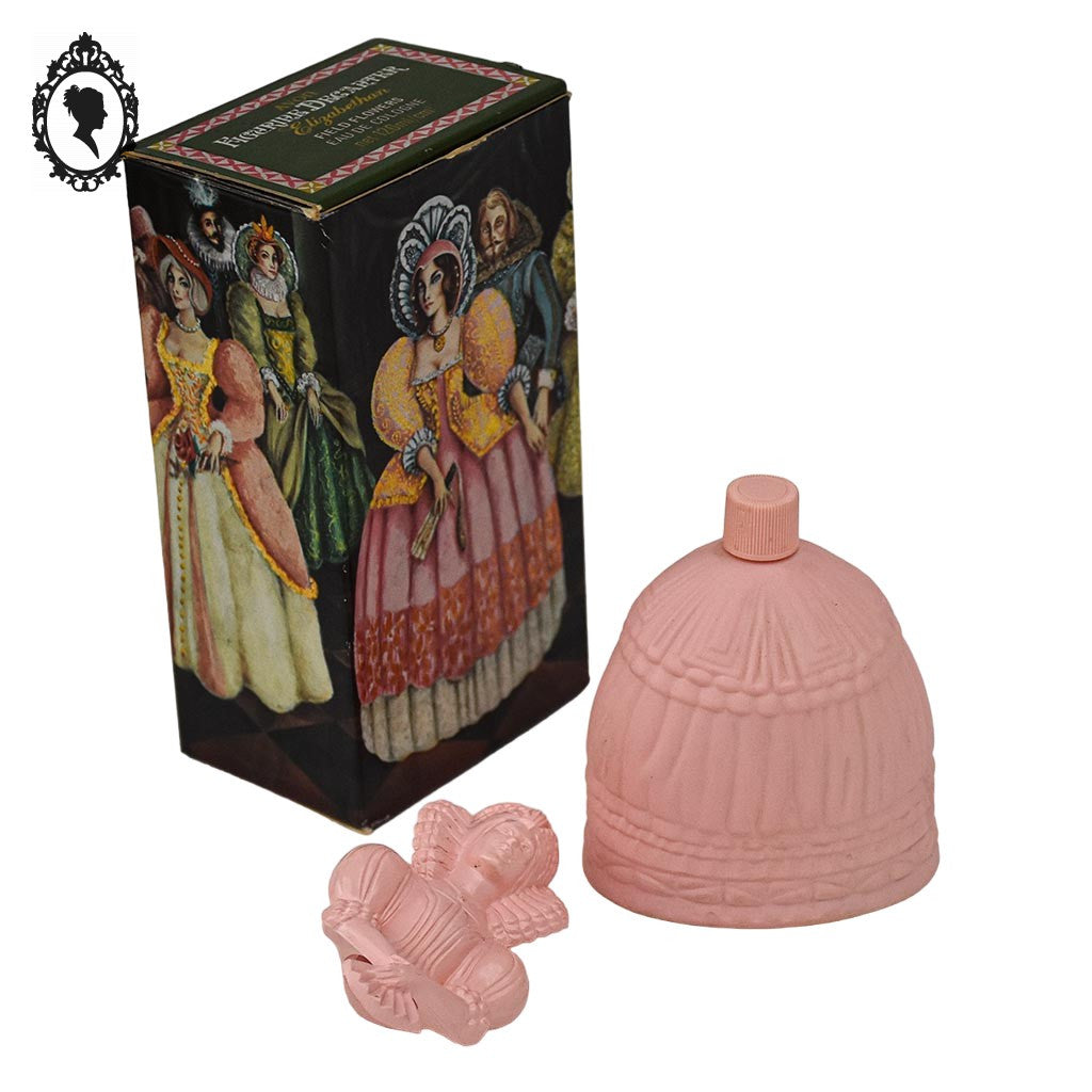 Avon flacon figurine dame élégante rose Decanter Elizabethan 120 ml collection vintage