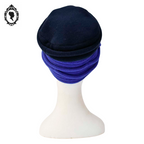 Chic Chapeau bonnet bleu enfant polaire forme cloche Tout en tête NEUF Taille 46 cm
