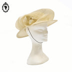 Chic chapeau femme fille cérémonie beige Joa Nell NEUF 54 cm Taille S Neuf