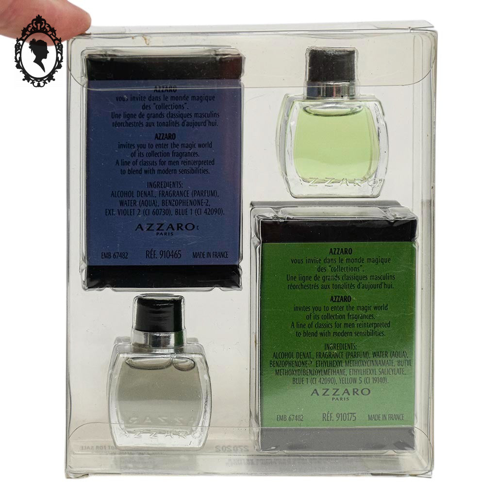 Coffret 2 miniatures parfum Pure vetiver et lavender Loris Azzaro