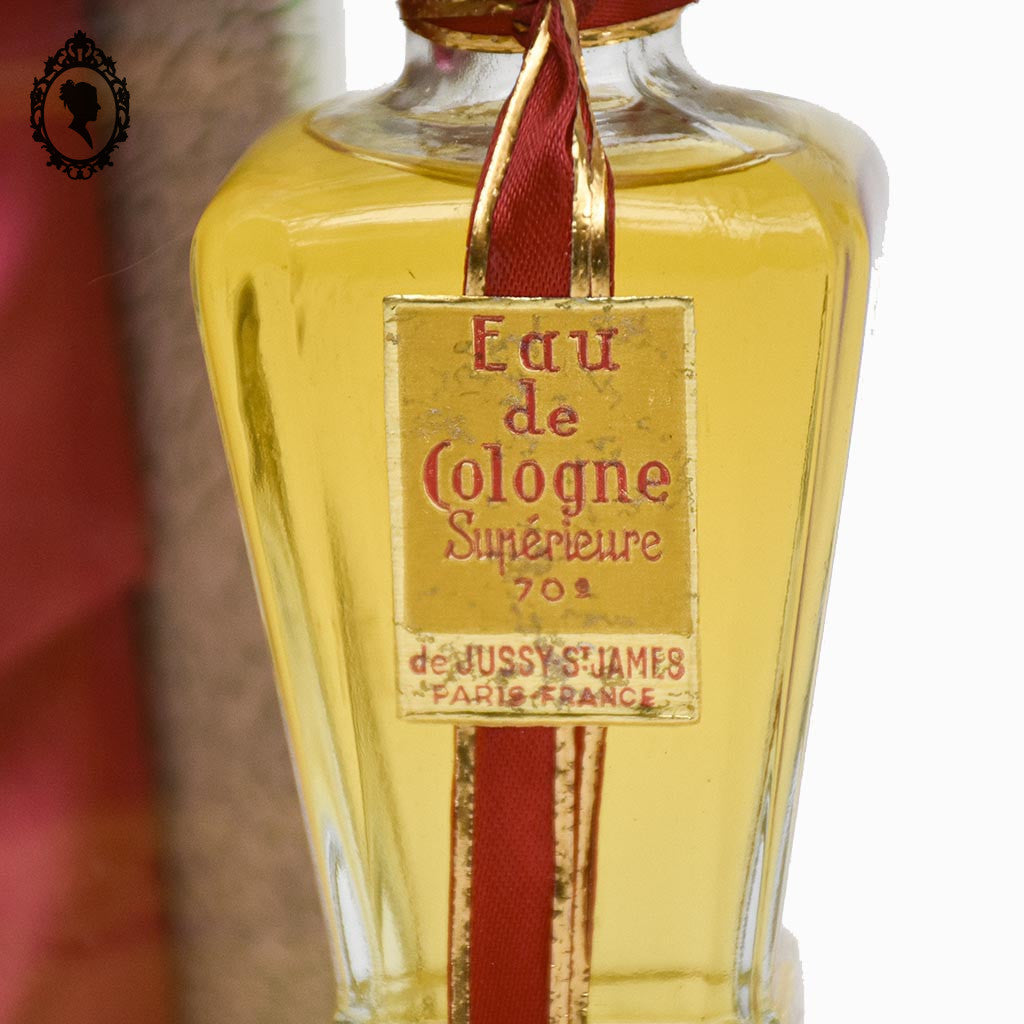 Eau de Cologne Supérieur 70 de Jussy St James vintage flacon  H 18 cm
