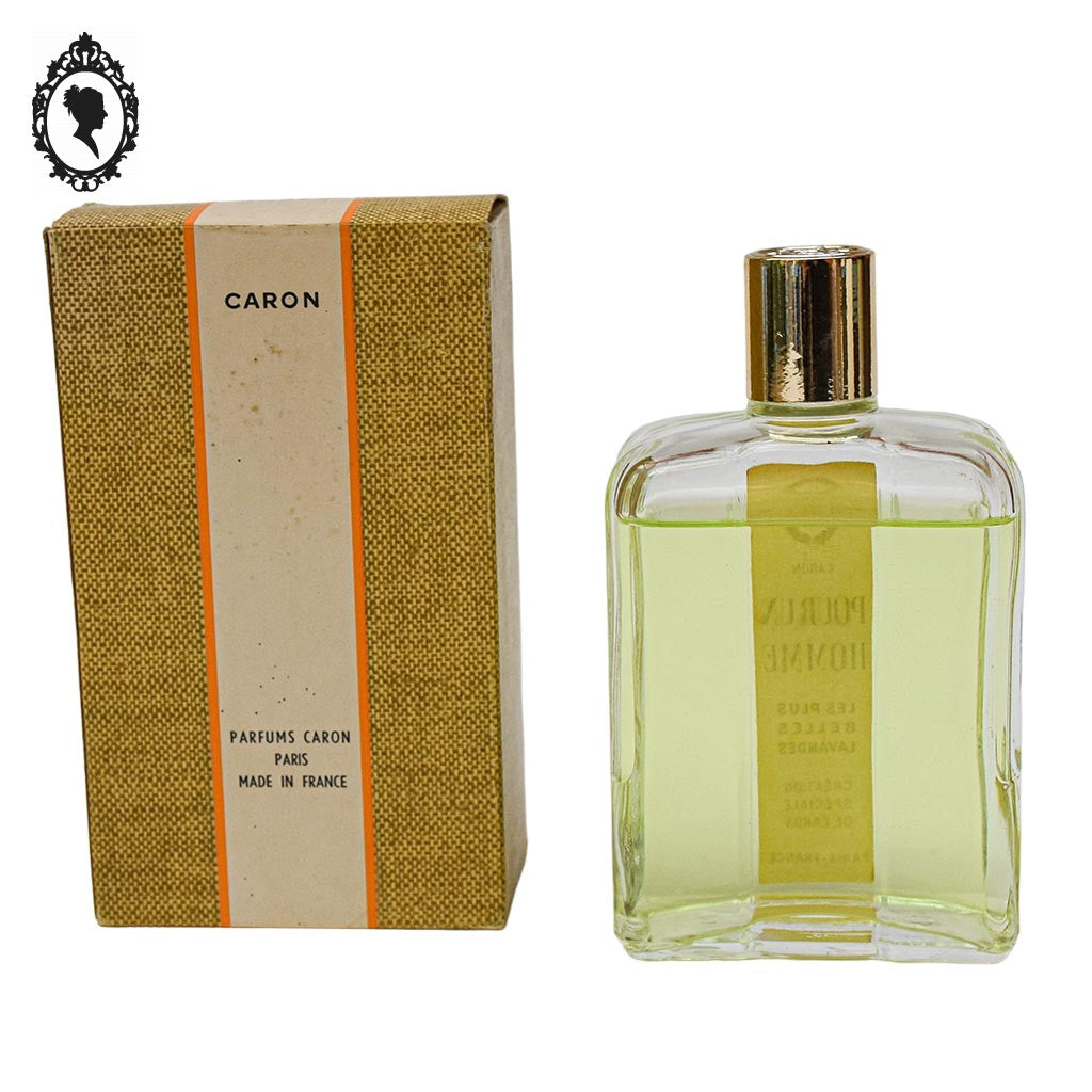 Flacon Caron pour un homme les plus belles lavandes 170 ml collection parfum vintage