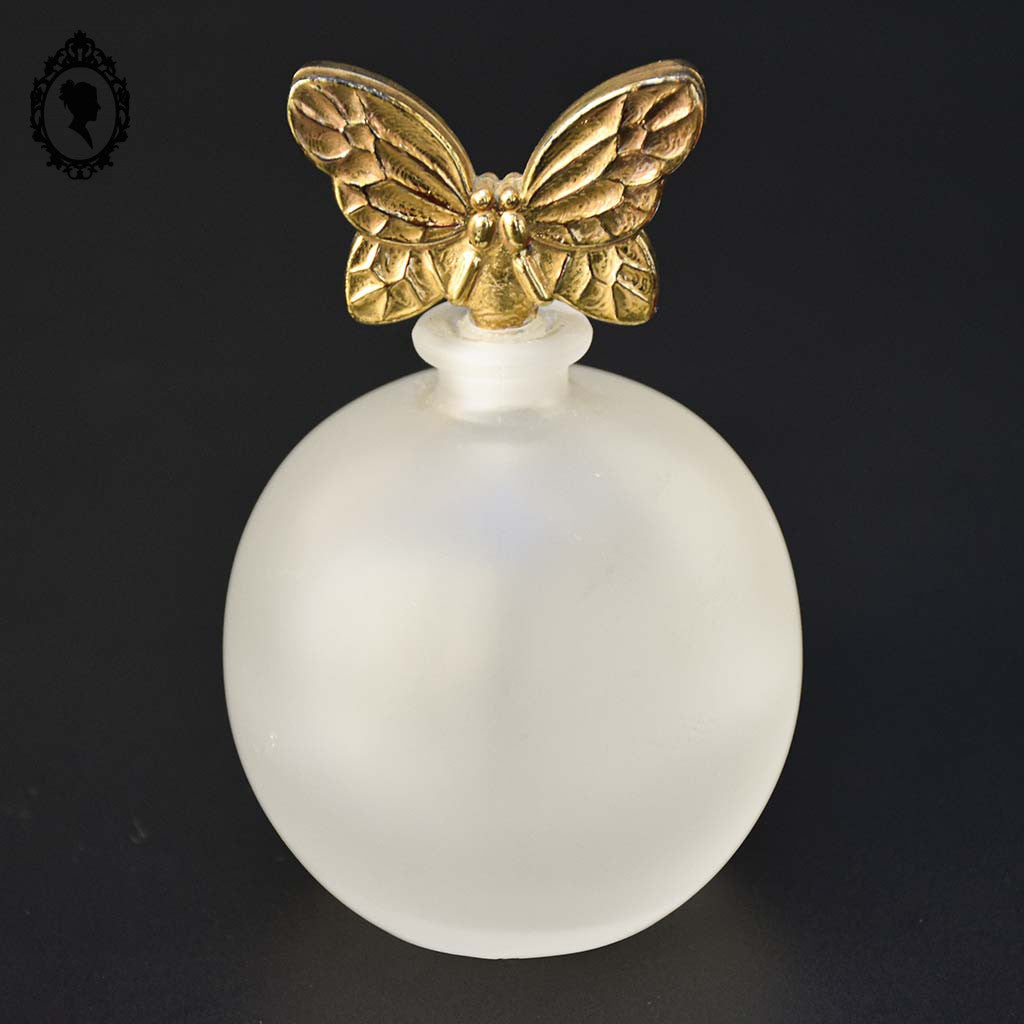 Flacon vide Annick Goutal boule papillon doré parfum vintage collection