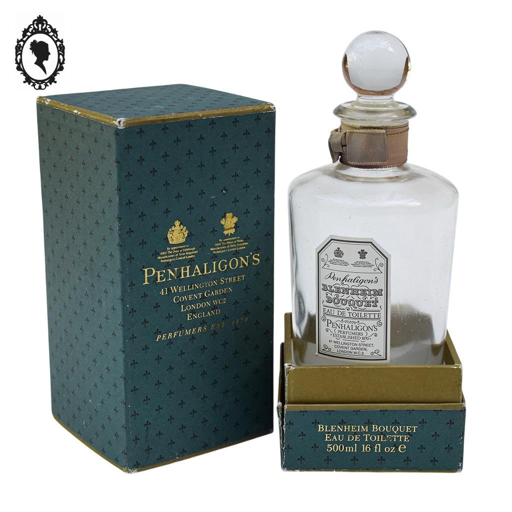 Flacon vide Penhaligon’s Blenheim Bouquet 500 ml ancien vintage