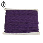 Galon laine prune violet L 1 cm passementerie vintage