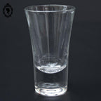 Lot 9 verres en verre épais shot liqueur digestif vintage