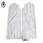 Magnifiques gants femme cuir souple blanc T 7 S vintage et neuf