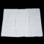 Service nappe et 12 serviettes de table anciennes damassées blanches monogramme CC