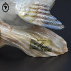 Statue figurine 2 oiseaux porcelaine céramique souvenir d’Espagne vintage