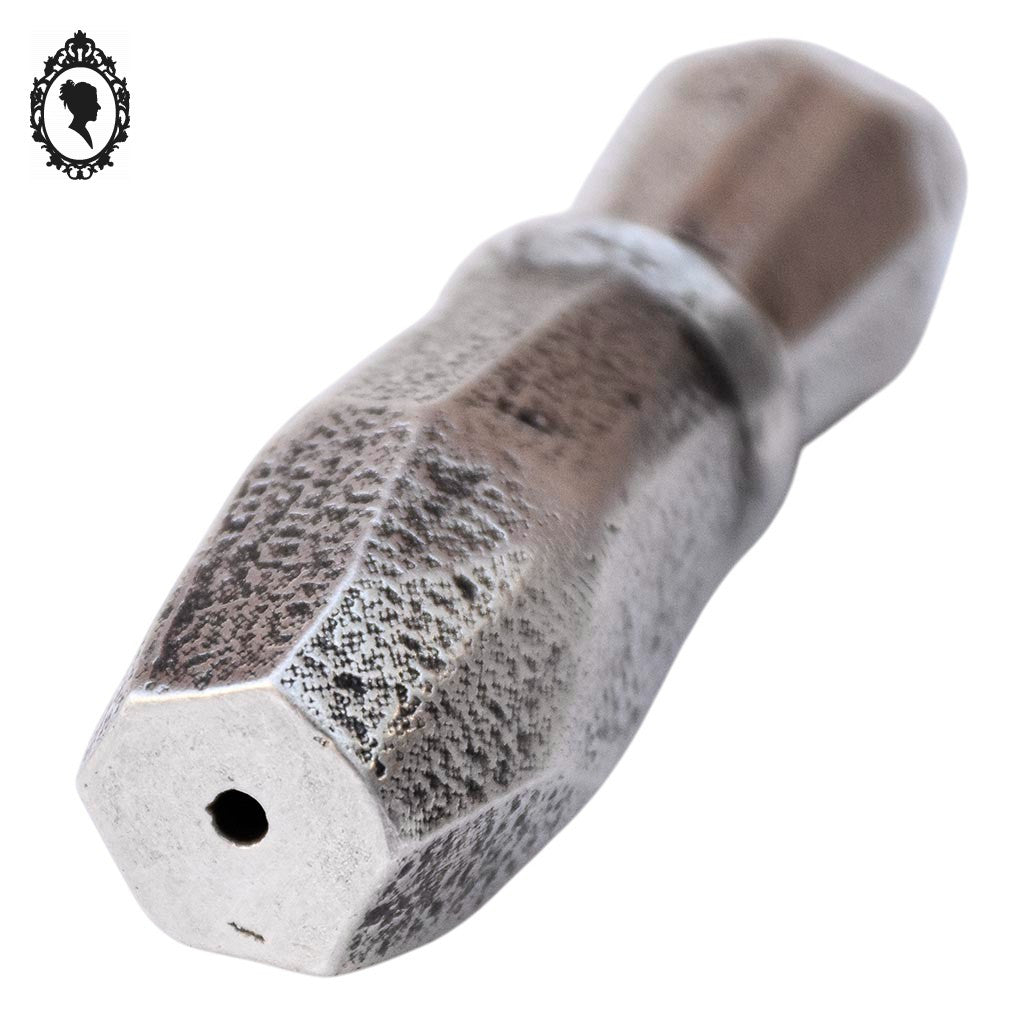 Vaporisateur de sac métal gris moderniste vintage