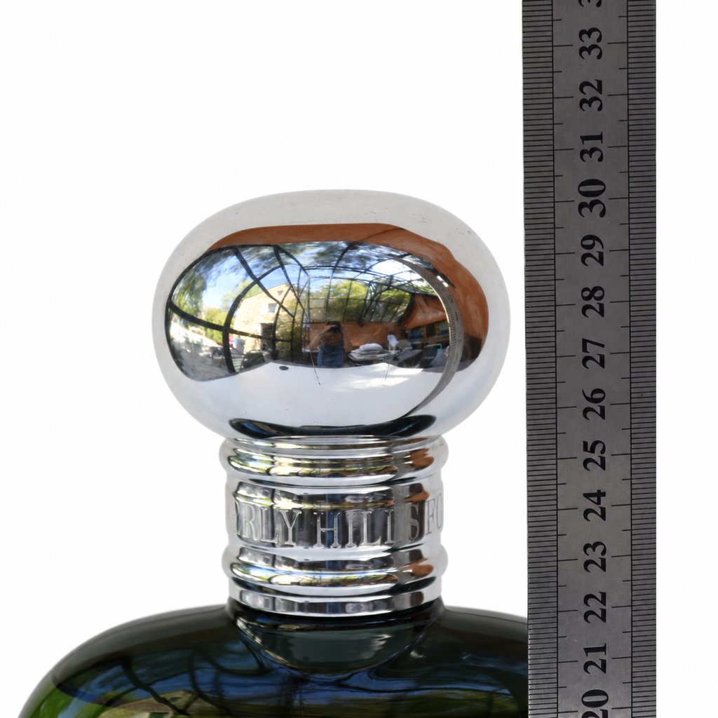 Grand flacon factice Giorgio Beverly Hills For Men en verre vert — 30 cm
