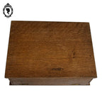 Boite en bois à clef avec 6 compartiments penchés vintage 32 x 24 x 10 cm