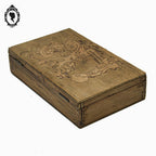 Boite en bois enfant vintage 26 x 15 cm vintage