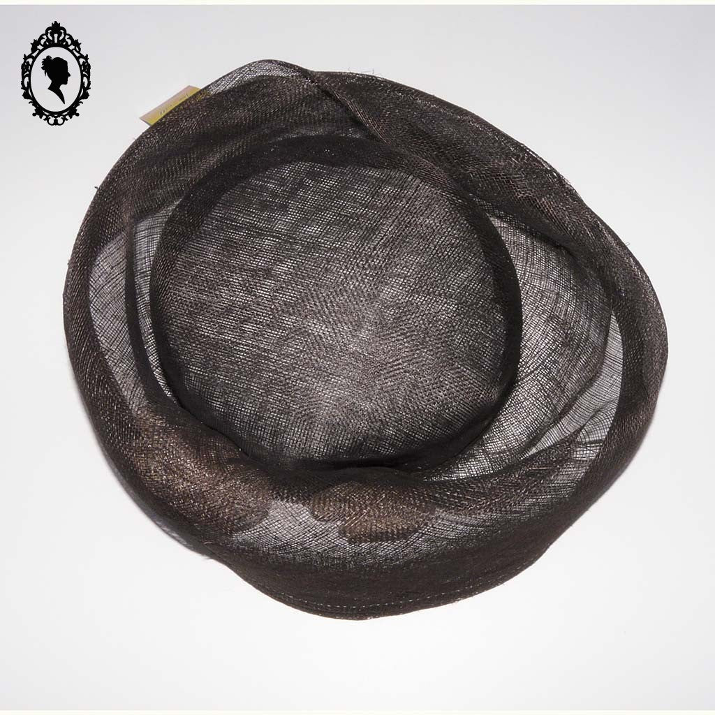 Chic Chapeau femme cérémonie marron Joa Nell en sisal NEUF  Taille S