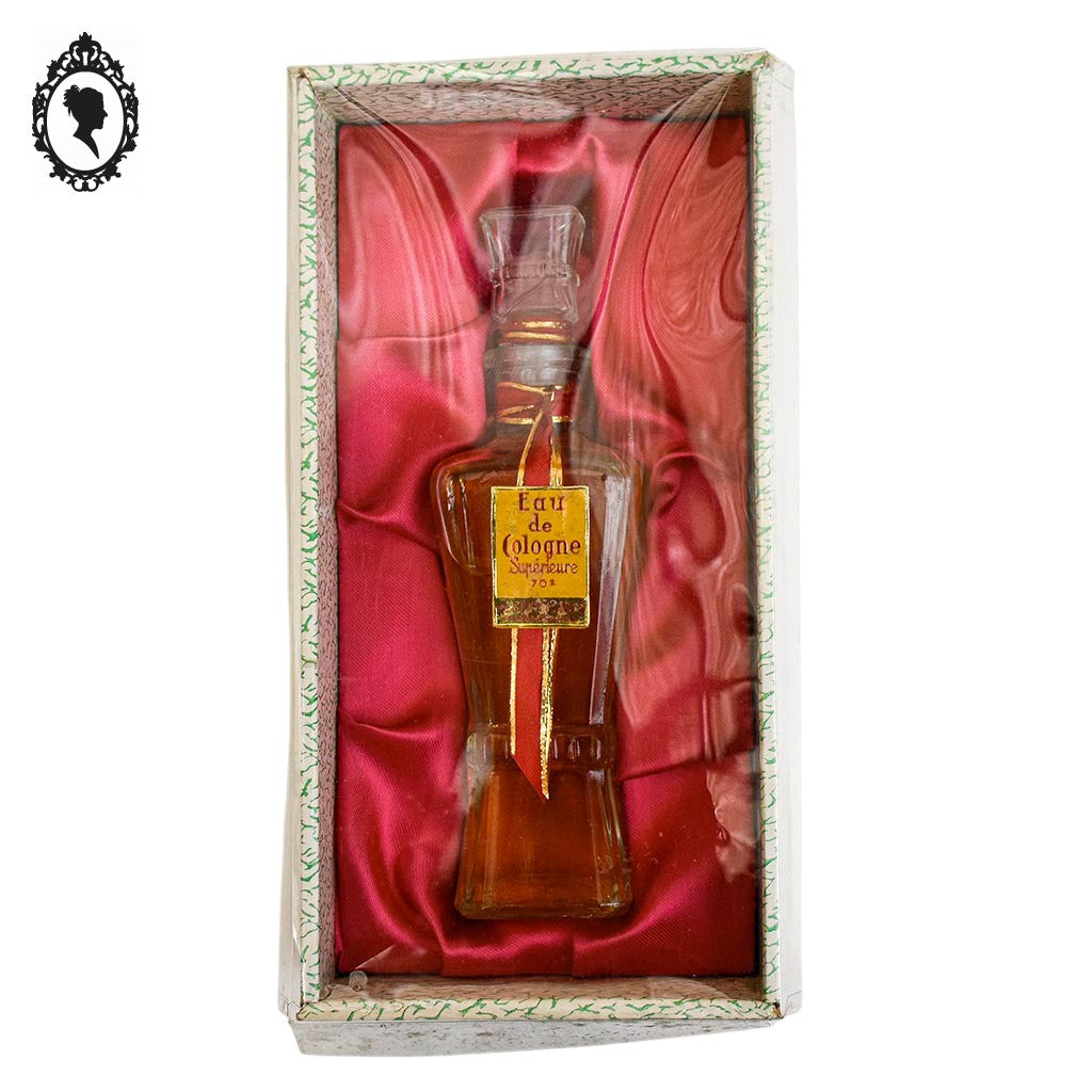 Eau de Cologne Supérieur 70 de Jussy St James vintage flacon  H 18 cm