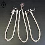 Embrasse corde beige satiné simple passementerie attache pour rideau style Houles neuf