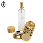 Étui métal doré pour recharge vaporisateur 93 ml Guerlain vintage
