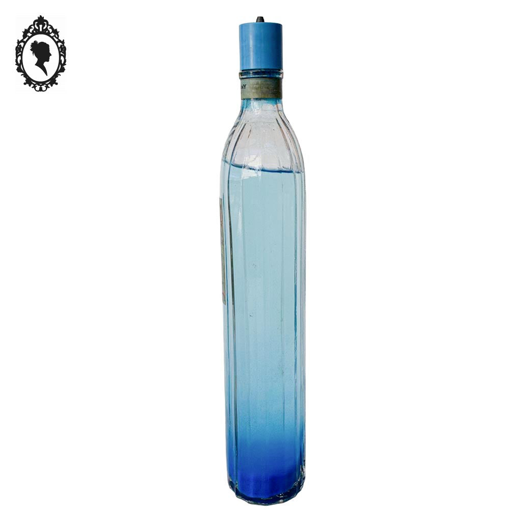 Flacon bouteille collection Festival Cheramy Paris parfum lotion bleu ancien vintage