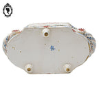 Jardinière ou plat trépied faïence Aprey ancien XIXe siècle