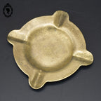 Lot 2 cendriers laiton ou bronze doré pratique et vintage
