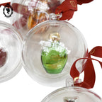 Lot 6 miniatures collection de parfum Christian Dior boules sapin CD