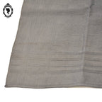 Service 10 serviettes de table anciennes damassées gris anthracite sans monogramme