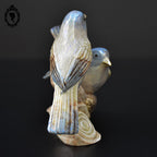 Statue figurine 2 oiseaux porcelaine céramique souvenir d’Espagne vintage