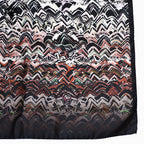 Superbe foulard soie collection Missoni Italie polychrome vintage