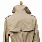 Barbour Tay Tranch beige à doublure tartan – taille 40/42