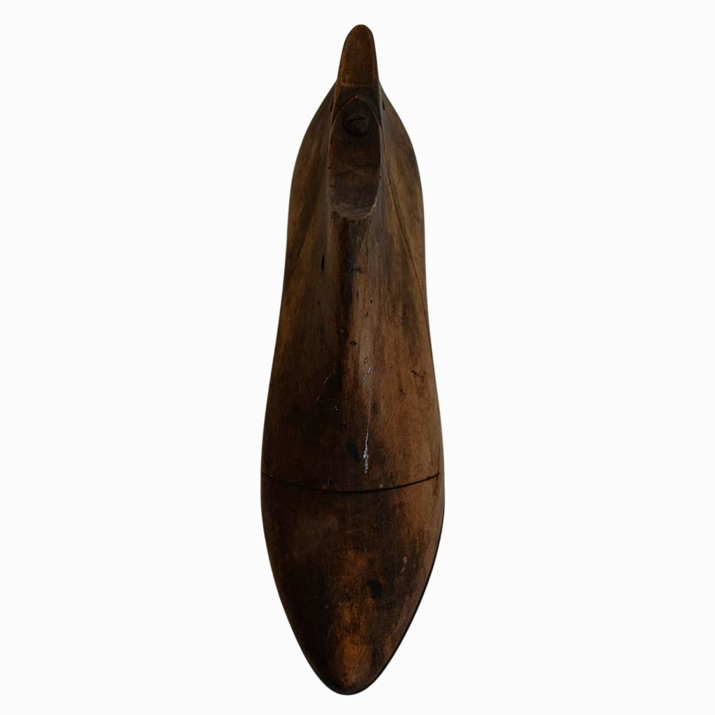 Forme de cordonnier en bois patiné – Charme d’atelier