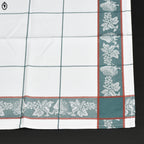 Lot 12 serviettes de table ou petits torchons à grands carreaux vert rouge blanc frise vintage Neuf