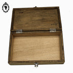 Boite en bois enfant vintage 26 x 15 cm vintage