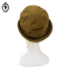Chic Chapeau femme polaire beige camel forme cloche NEUF Taille S M 55 - 56 cm