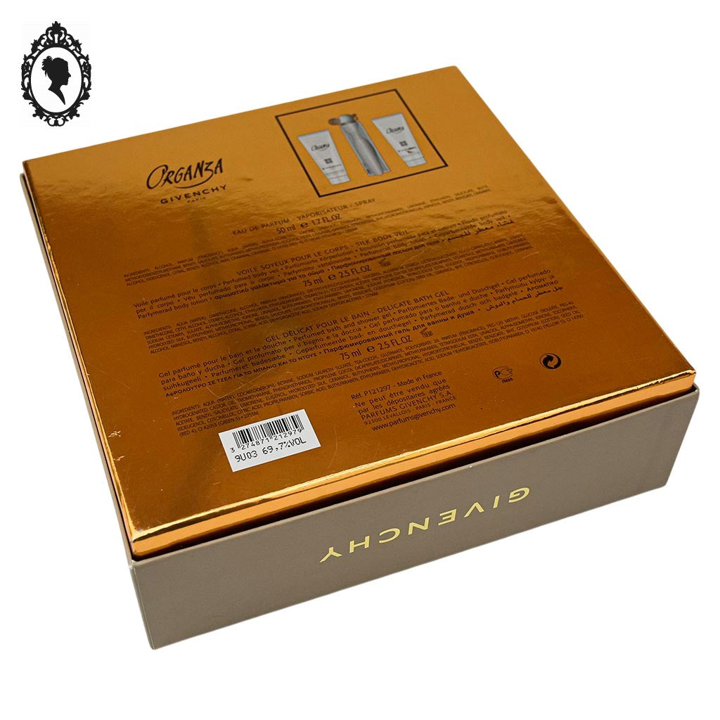 Coffret Organza de Givenchy eau de parfum vapo 50 ml + gel + crème