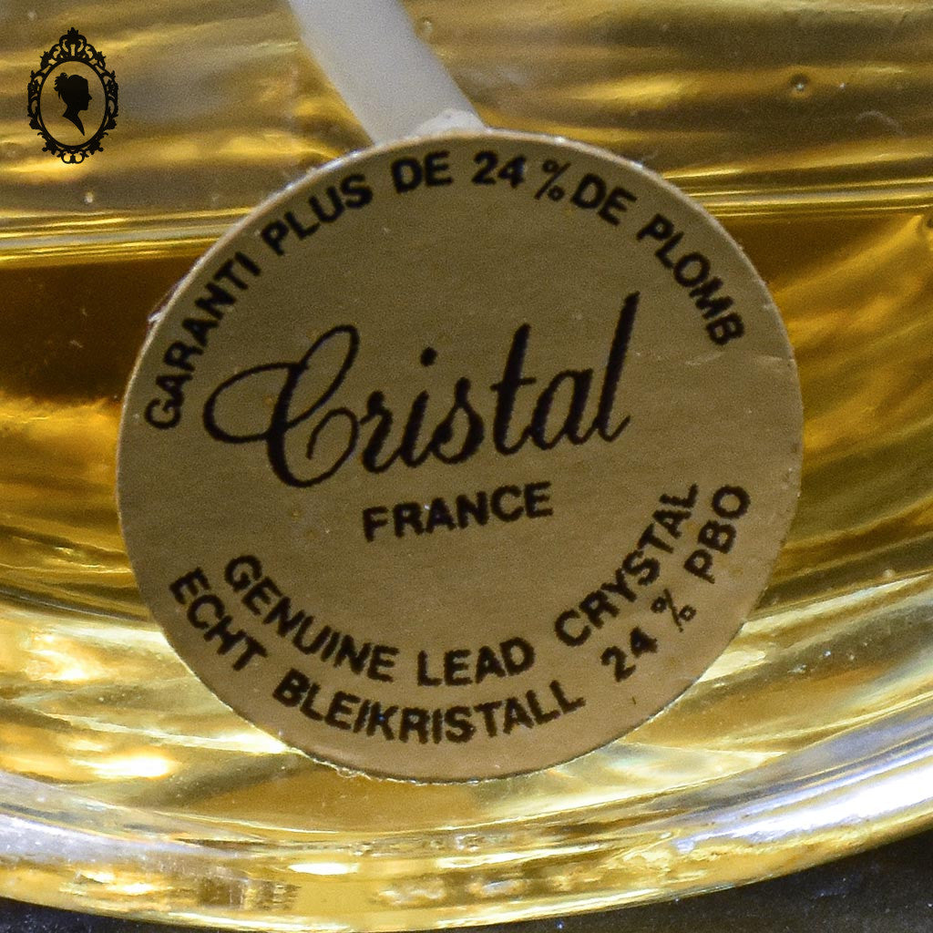 Flacon vapo vaporisateur vide collection en cristal Yves Rocher vintage