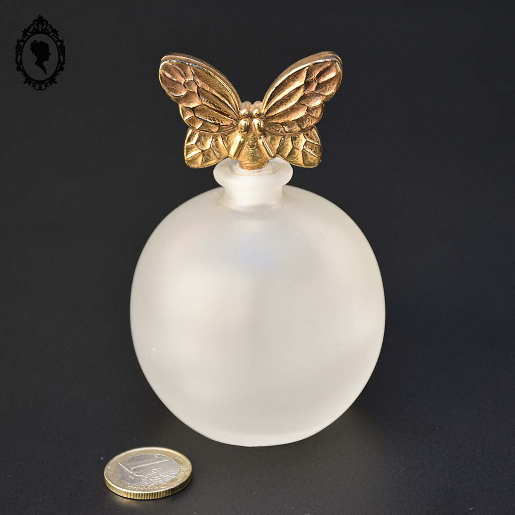 Flacon vide Annick Goutal boule papillon doré parfum vintage collection