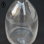 Jolie carafe ou flacon verre bouchon boule de verre simple et chic