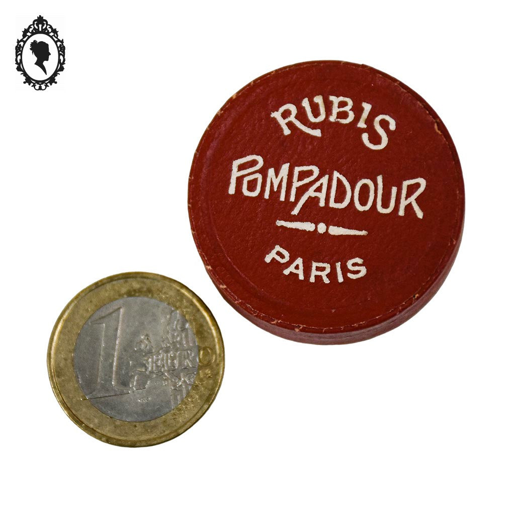 Le 1er vernis ou pierre d'autrefois ancien vintage Paris RUBIS POMPADOUR objet de collection