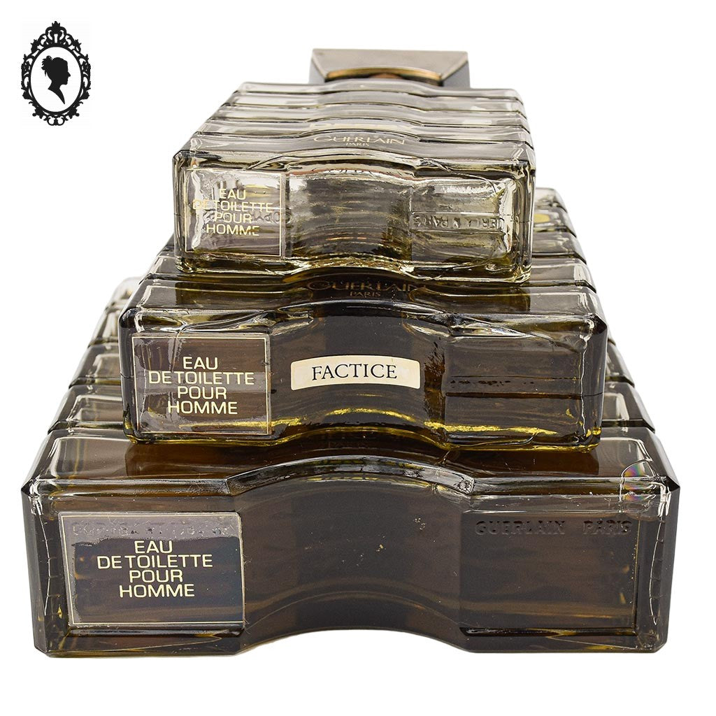 Lot 3 flacons factices de vitrine Derby Guerlain Paris collection parfumerie 1982