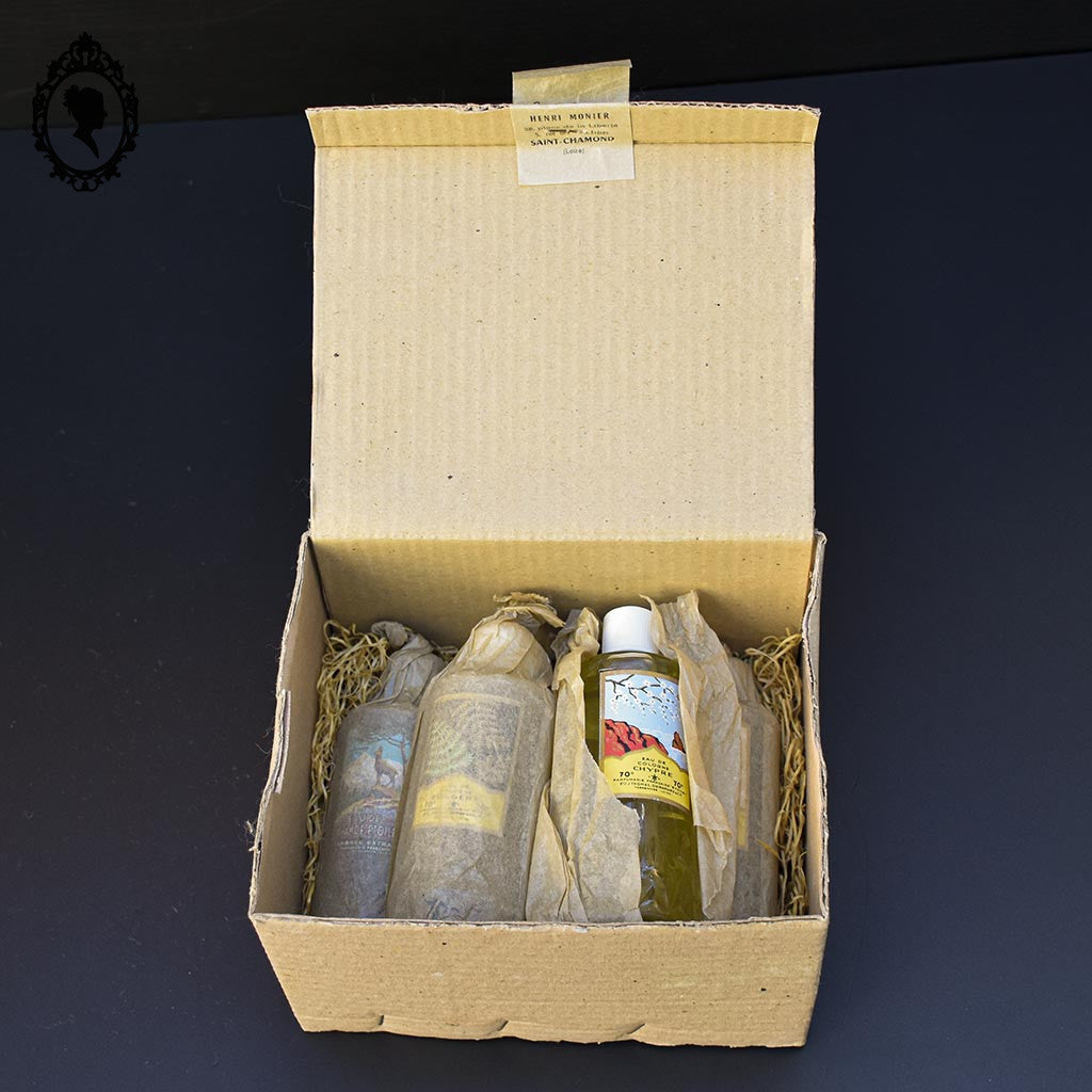 Lot 5 flacons collection Parfumerie étoile Guinamand Thomas vintage ancien