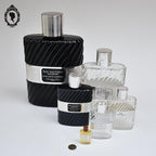 Lot 6 Flacons géant à miniature factices en cascade Dummy Parfum Eau sauvage de Dior objet de collection de Vitrine parfumerie
