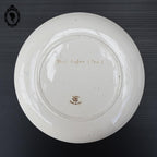 Lot 9 assiettes anciennes plates ou à dessert Terre de Fer Le Duel Louis XIV gladiateurs Creil et Montereau