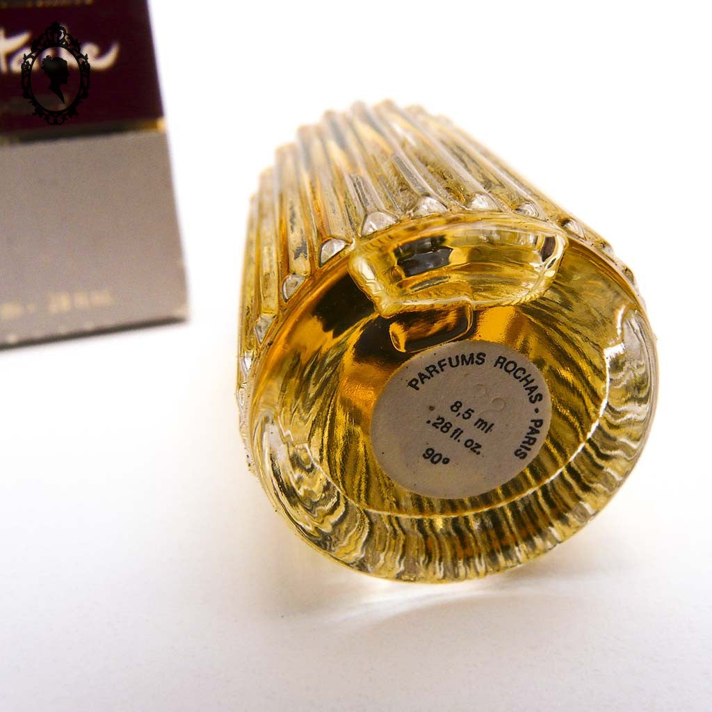 Miniature de parfum Moustache de Rochas Edt concentrée boite grise 8,5 ml Ancienne de collection
