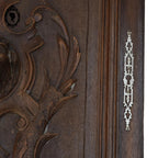 Porte de buffet bois sculpté tête de Lion office de cadre