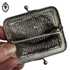 Porte monnaie bourse en maille argent XIX ancien