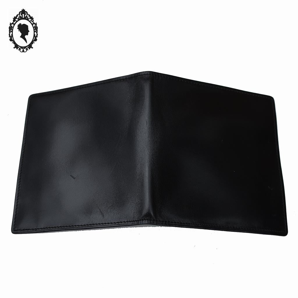 Portefeuille porte cartes cuir noir mixte neuf