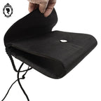 Sac à main pochette tissu noir femme chic vintage soirée