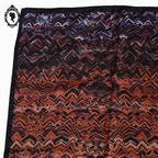 Superbe foulard soie collection Missoni Italie polychrome vintage