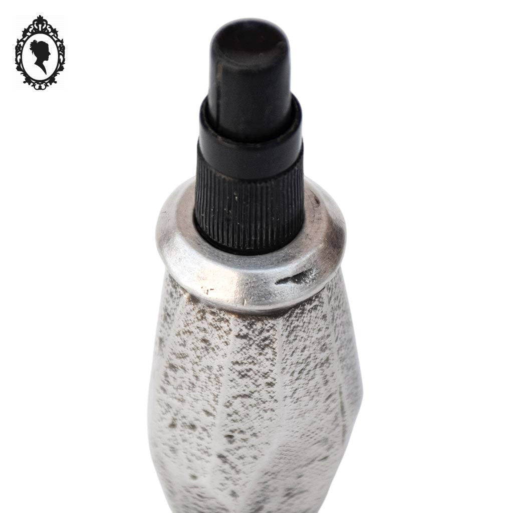 Vaporisateur de sac métal gris moderniste vintage
